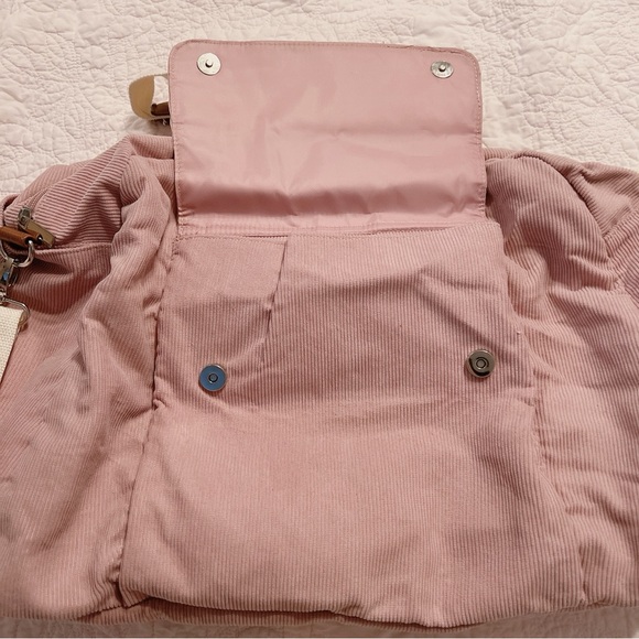 Wild Fable Pink Corduroy Duffel Weekender Bag - Picture 2 of 8